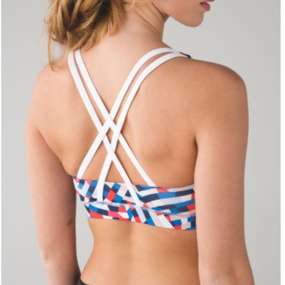 lululemon athletica Other - lululemon Energy Bra capoeira confetti size 4